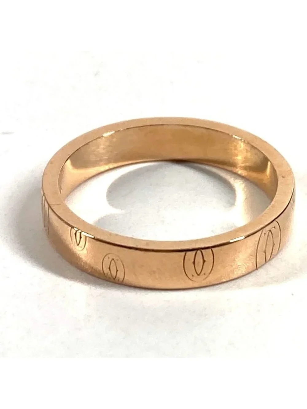 Cartier Ring Happy Birthday Logo Pink Gold